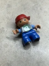 Lego Duplo Figure Kid Boy Multi-Color #8 on shirt action figure freekles