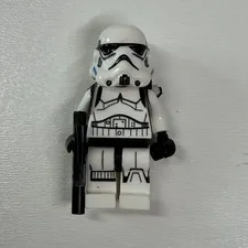 LEGO Star Wars Imperial Stormtrooper Minifigure w Helmet, Blaster, & Cloth Cape