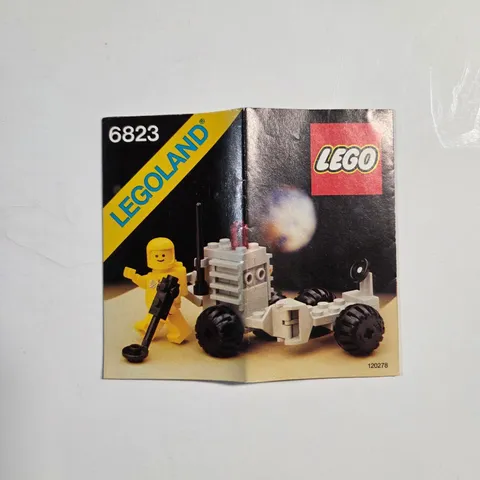 LEGO Instruction Manual 6823 Legoland Space Surface Rover Vintage 1985 Guide
