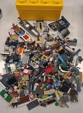 3.75 Lbs + LEGO Storage Brick 8 Stud Large Yellow Container Plastic Bin (B1-L)