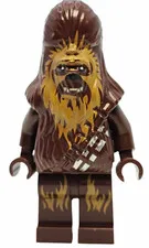 LEGO Star Wars Chewbacca PRINT SHIFT ***RARE MISPRINT***