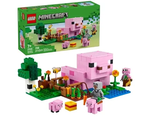 Lego Minecraft 21268 The Baby Pig House 238 pieces NIB