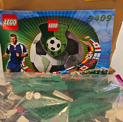 LEGO 3409 Soccer Challenge Sports Football Bulk Lot 176pcs in Bag Vintage 2000