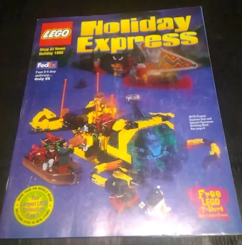 ⭐Lego Shop At Home Holiday 1995 Magazine Catalog⭐
