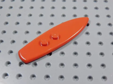 LEGO Red Surfboard Accessory Minifig BJ