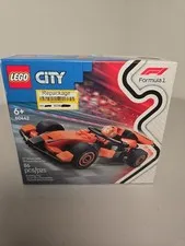 LEGO City F1 Driver with McLaren Race Car Model Racing Playset 60442