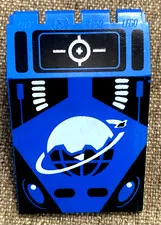 LEGO Blue Windscreen With Ice Planet Logo Deep Freeze Defender