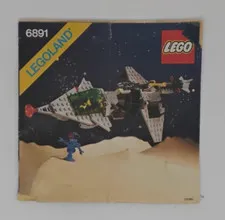 Vintage Lego Space Instructions Only 1980s Legoland 6891 No Bricks