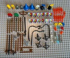 LEGO Castle weapon and accessories lot