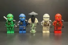 LEGO NINJAGO Honor Robe/Day of the Departed Lot-Kai,Jay,Lloyd,Zane,Sensei Yang
