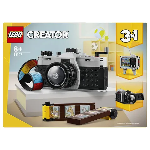 LEGO Creator 31147 Retro Camera 3-in-1 Building Set 261pcs New Kids Toy Age 8+