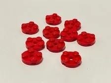 Lego 4032 Red Replacement Add-on Pieces Parts Lot of 10