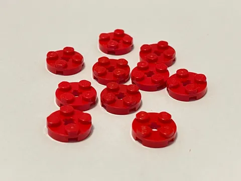 Lego 4032 Red Replacement Add-on Pieces Parts Lot of 10