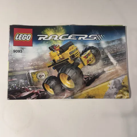 Lego 9093 Racers Bone Crusher Monster Truck INSTRUCTIONS ONLY