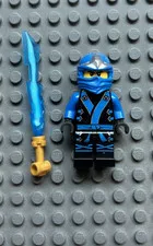 Genuine Lego njo079 Minifig Figurine: Ninjago Jay *minor paint scratch on torso*