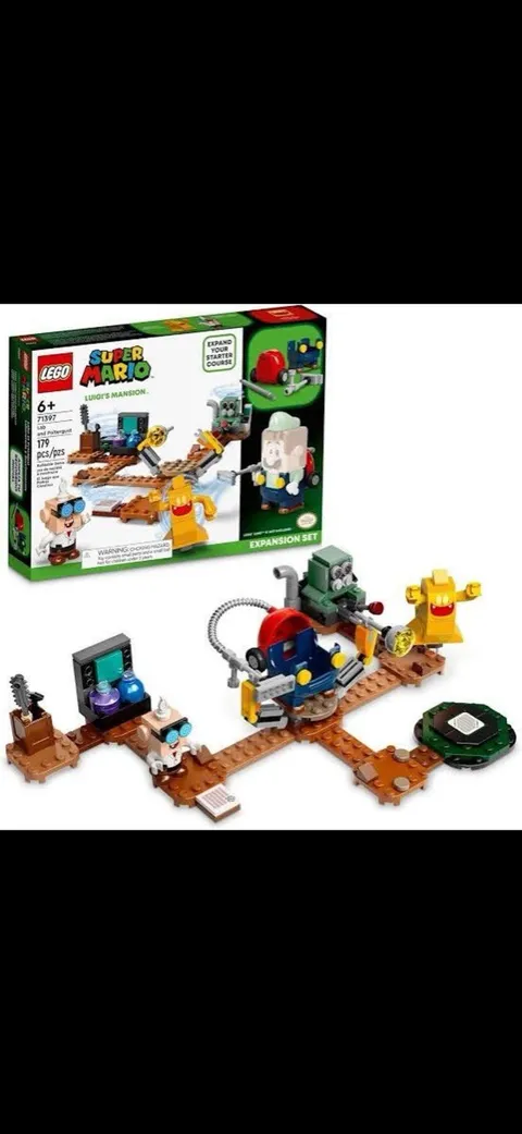 LEGO Super Mario Luigi's Mansion Lab & Poltergust Expansion 71397 Open/Complete