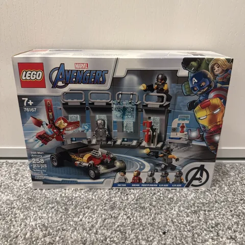 LEGO 76167 Marvel Avengers Iron Man Armory NEW SEALED RETIRED