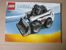 Lego Building Instructions Instruction Creator 4993 Part 1 and 2 Bulldozer, Dozer, Truck