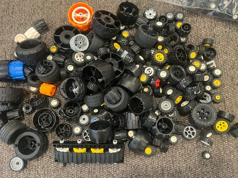 LEGO Tires Mixed Lot Tires & Wheels Parts 6lb