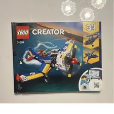 LEGO Creator Race Plane 31094 Illustrated Manual Booklet Multilingual