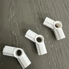 LEGO Angle Connector #4 (135º) (32192 / 42156) 3 Pieces White