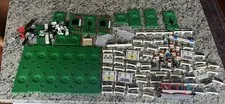 Lego Soccer World Cup Lot 12 Minifigures Field Pieces Logos And More!