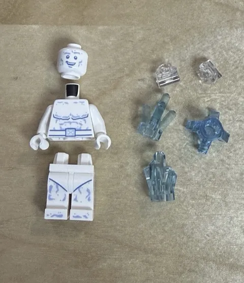 LEGO Iceman Minifigure 76294 X-Mansion NEW Unassembled w/ Ice Effects