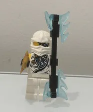 LEGO NINJAGO Zane tournament of elements njo228 + 2 weapons excellent condition