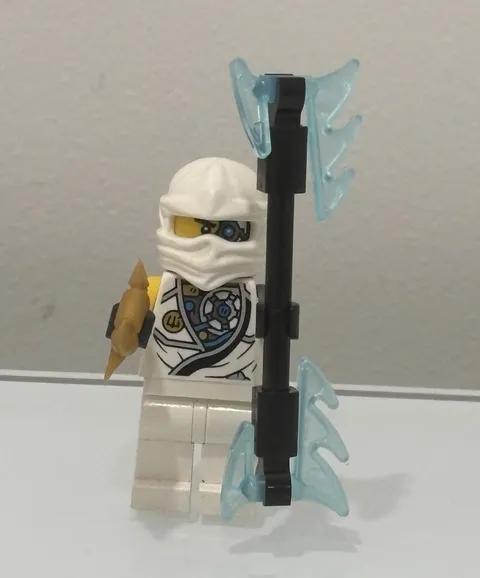 LEGO NINJAGO Zane tournament of elements njo228 + 2 weapons excellent condition