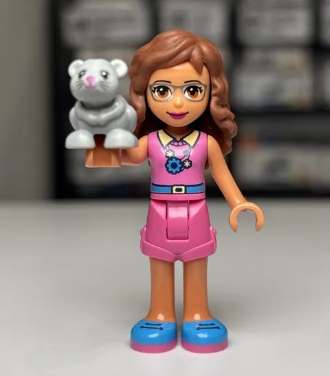 LEGO Friends Olivia Minifigure Mini Doll frnd0290 Hamster Playground frnd290