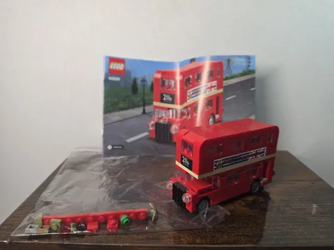 Lego Creator 40220 London Double Decker Bus - Complete W/manual, No Box