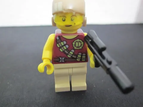 Lego Hero Tranquilizer Belt Helmet Dino Dinosaur Minifigure Figure
