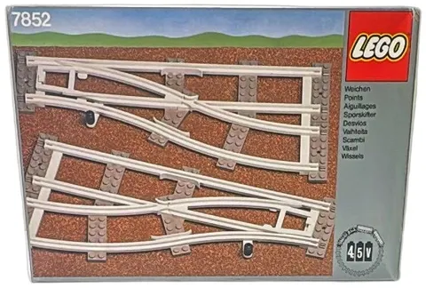 LEGO 7852 4.5V Train Switch Track Points 1980s Vintage New Sealed Box