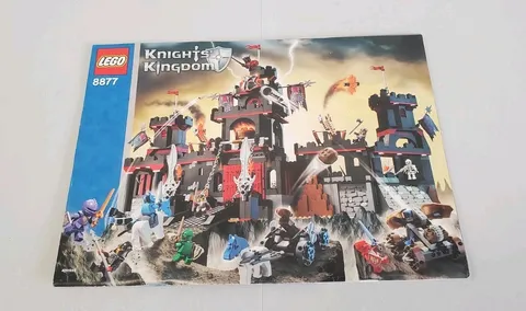 Lego 8877 Knights Kingdom Building Castle Instructions Manual Booklet Only
