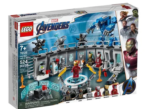LEGO 76125 Iron Man Hall of Armor Marvel Retired 100% Complete Includes Box