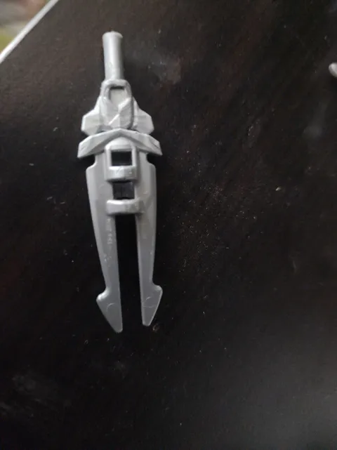 LEGO Part Flat Silver Sword Double Blade with Bar Holder