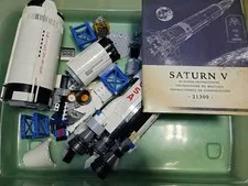 Retired & Collector LEGO Ideas #21309 NASA Apollo Saturn V Complete Set