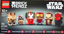 Lego Brick Headz Star Wars Phantom Menace Queen Amidala Jar Jar Binks 40676 NEW