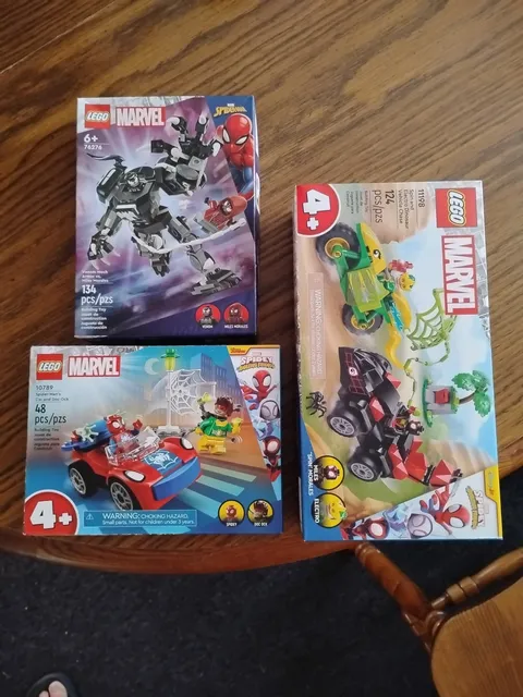 LEGO Marvel #11198 #76276 #10789 Complete Unopened Retired Sets New In Box NIB