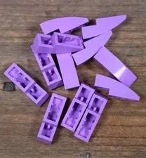 LEGO 50950 Medium Lavender Slope, Curved 3 x 1 Qty 12