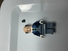 LEGO Super Heroes Minifigure Alfred Pennyworth Pinstripe Vest (Genuine)