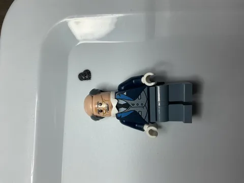 LEGO Super Heroes Minifigure Alfred Pennyworth Pinstripe Vest (Genuine)