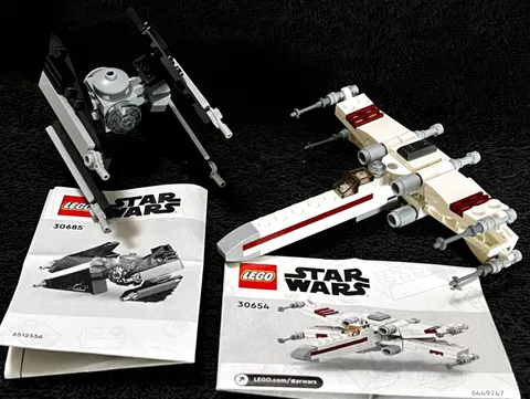 30654 30685 X-WING & TIE INTERCEPTOR • COMPLETE • LEGO STAR WARS