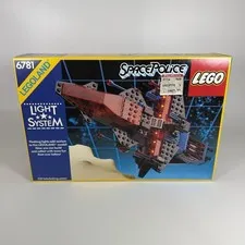BOX ONLY LEGO Classic Space Police 6781 SP-Striker