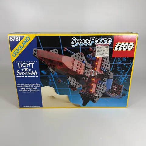 BOX ONLY LEGO Classic Space Police 6781 SP-Striker