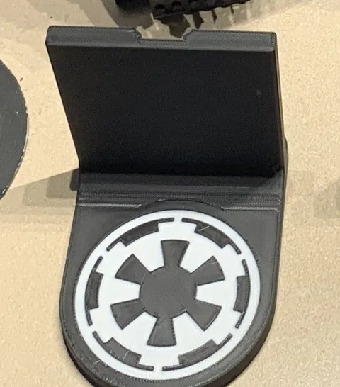 Wall Mount for Lego Star Wars Tie Fighter Pilot Helmet 75343 w/ Galactic Empire