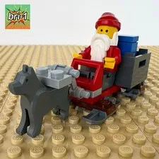 LEGO City, Advent 🎄Santa's Dog Sled, 7324, DAY 24, CHRISTMAS, 2005