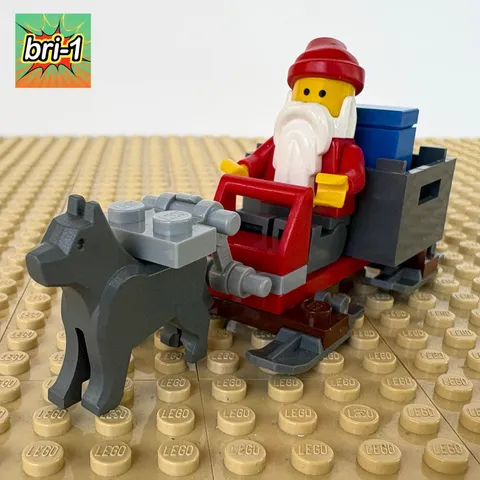 LEGO City, Advent 🎄Santa's Dog Sled, 7324, DAY 24, CHRISTMAS, 2005