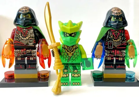 ACRONIX KRUX TWINS  NINJAGO LEGO & NINJA LLOYD DRAGON FORM -3- TRÍO