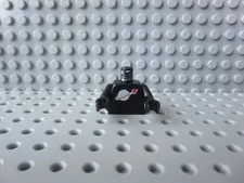 Lego Black Torso with Classic Space Logo Pattern 973p90c03 sp003 Vintage